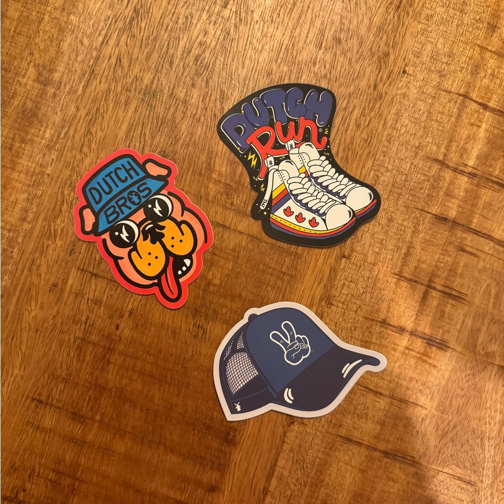 Dutch Bros 3 Sticker pack